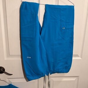 FIGS Cairo Scrub Pants - Extreme Blue